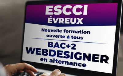 Ouverture de la formation Bac+2 WebDesigner à l'ESCCI d'Évreux