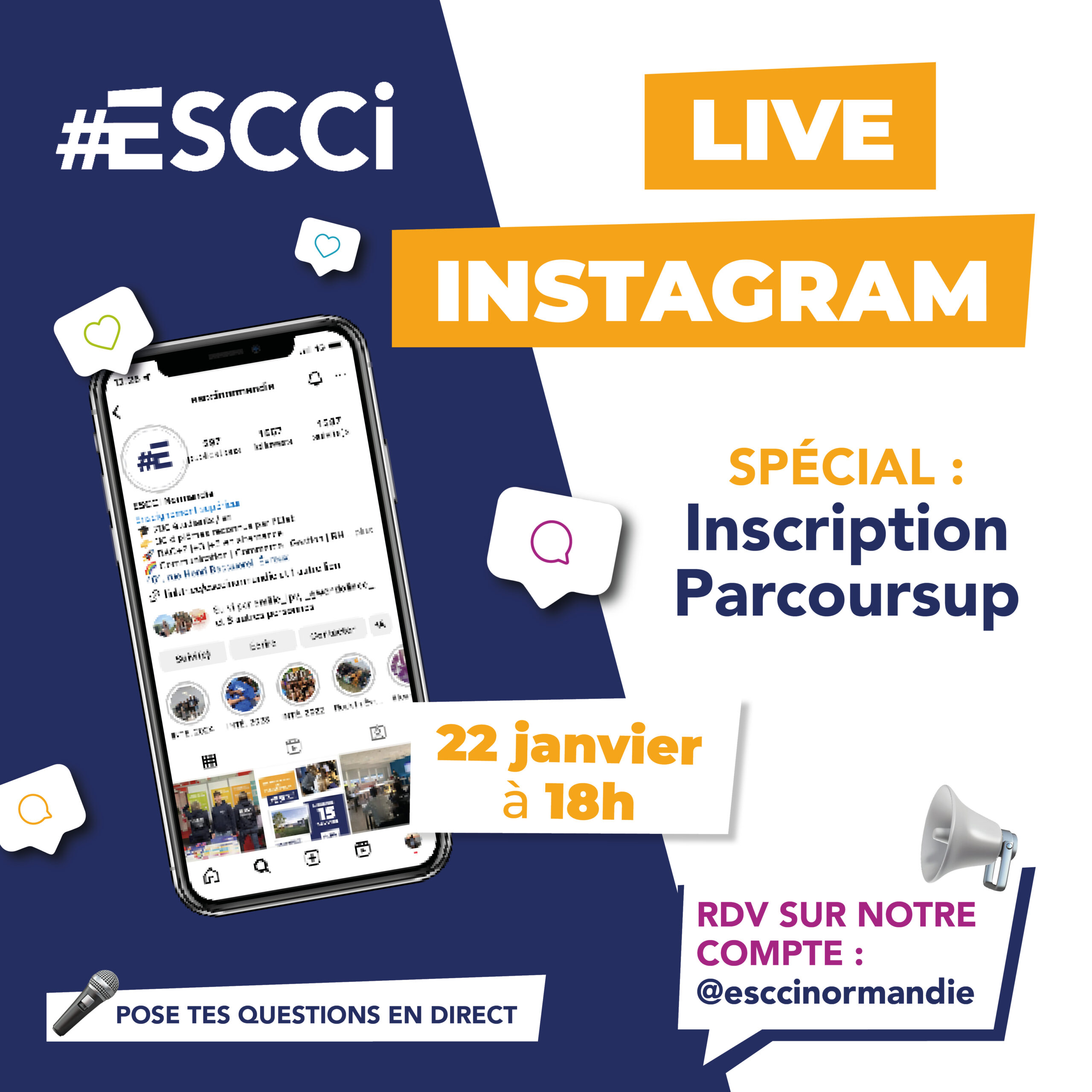 Live Instagram : Inscription Parcoursup