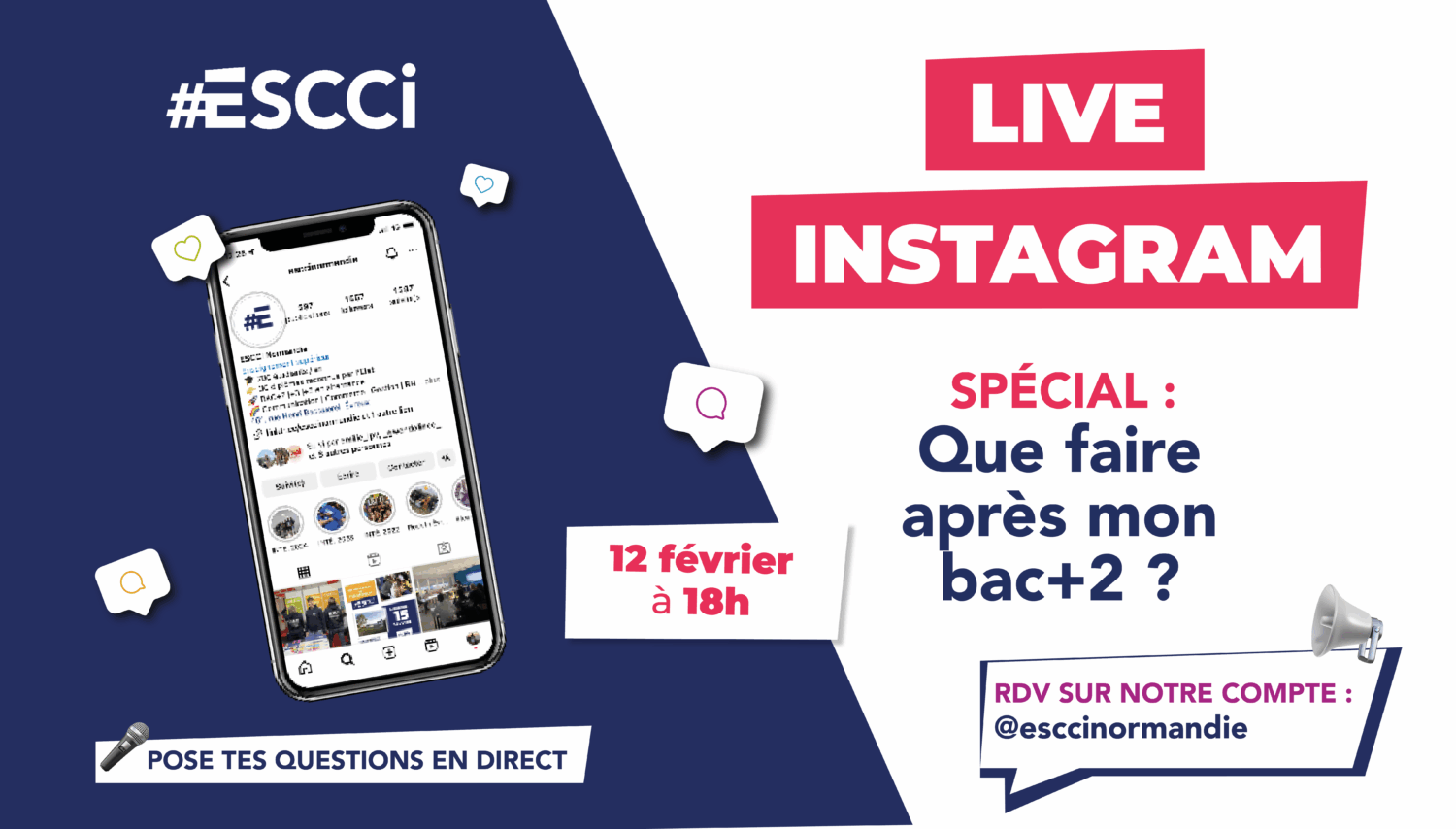 Live Instagram : Que faire après mon bac+2 ? – 12 février 2025