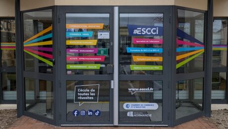 Nouvelle signalétique sur le campus 1 Evreux Parc