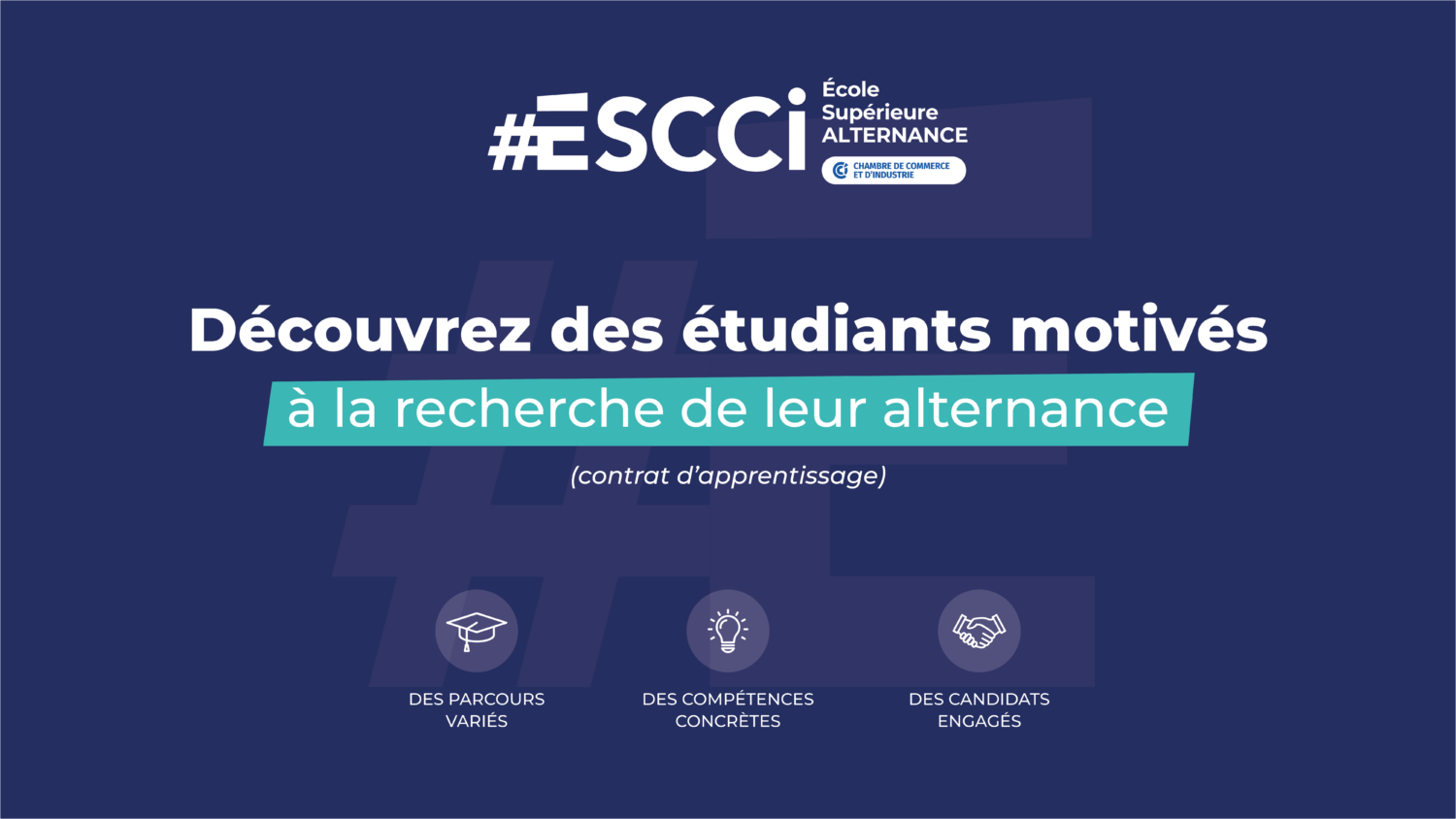 Vous souhaitez recruter un alternant ? Découvrez les profils de nos étudiants